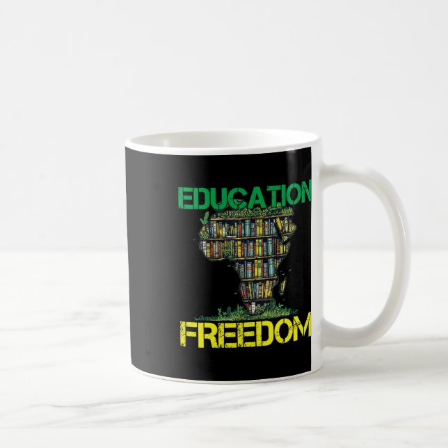 Mug L'éducation est liberté Histoire noire Mois Afriqu (Droite)