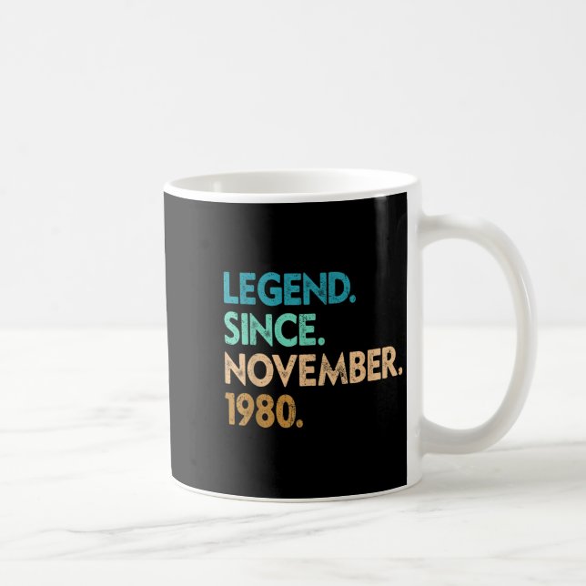 Mug Legend Since November 1980 Apparel  (Droite)