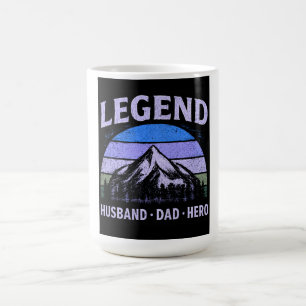 Mug Légendaire Mari Papa Héros Vintage Fête des Pères