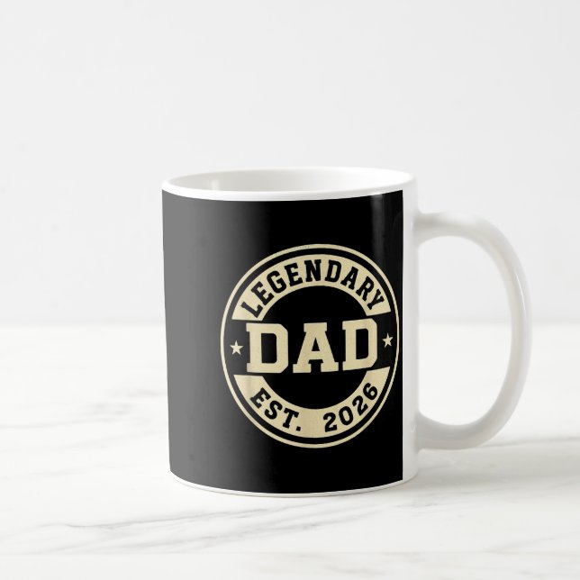 Mug Legendary Dad Established 2026 Celebrate Father Ne (Droite)