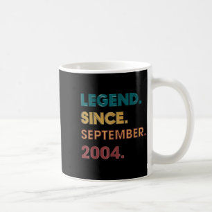 Mug Légende 2004 Cadeaux d'anniversaire 21 ans pour ho