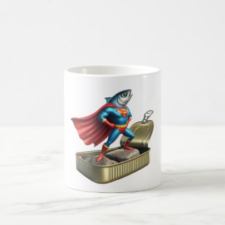 Mug Légende de l'art de super-héros épique de sardine