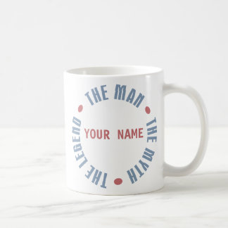 Mug Légende de mythe d'homme personnalisable
