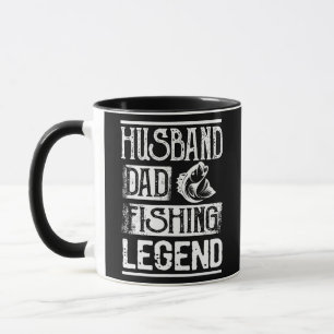 Mug Légende de pêche drôle pour homme mari papa