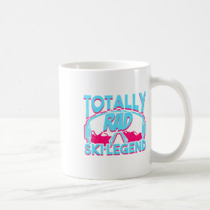 Mug Légende de ski totalement radicale rétro vintage 8