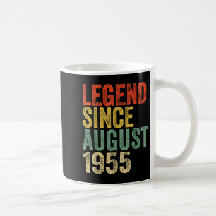 Mug Légende depuis août 1955 70e anniversaire Vibes 70