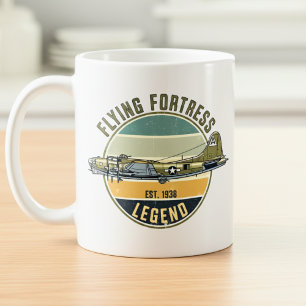 Mug Légende du B-17 Flying Fortress Vintage