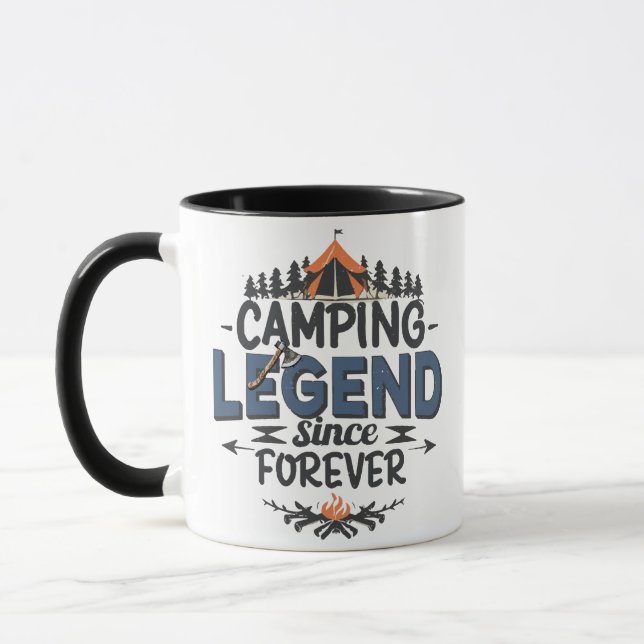 Mug Légende du camping depuis toujours (Gauche)