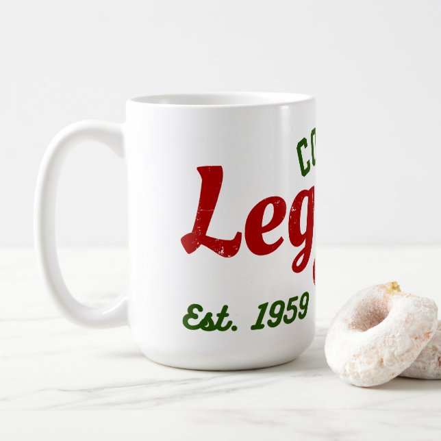 Mug Légendes COBOL Ét. 1959 – Un Autocollant Rétro Tec (Avec donut)