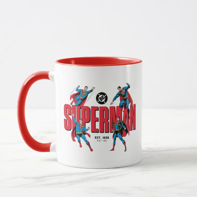 Mug Légendes de Superman pour toujours Graphique (Gauche)