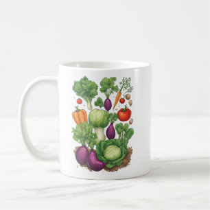 Mug Légume 4 jardinage, cadeau, légumes, jardinier