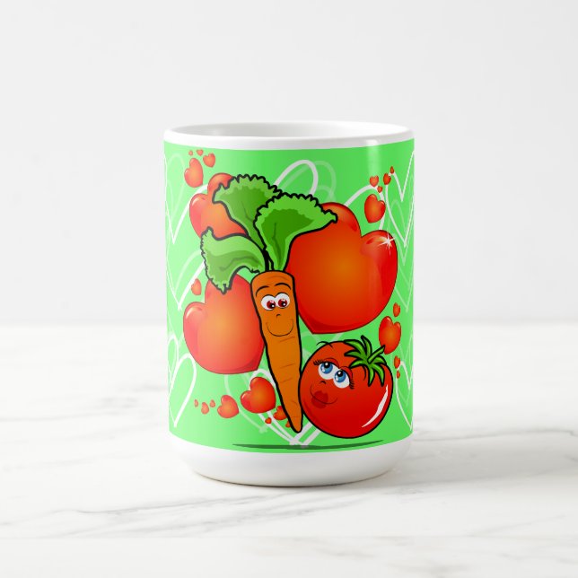 Mug Légumes amoureux, mule (Centre)