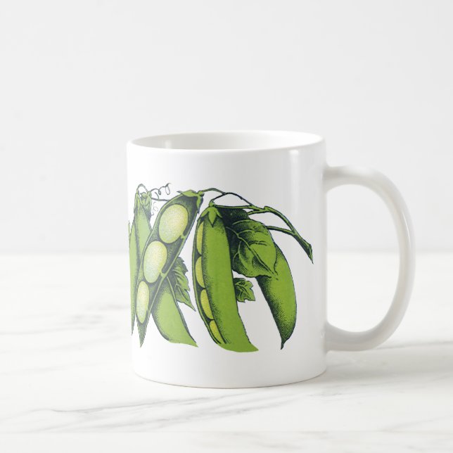 Mug Légumes Anciens; Haricots de Lima, Aliments de Fer (Droite)
