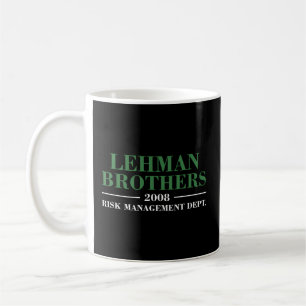 Mug Lehman Brothers 2008 Département de la gestion des