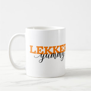 Mug Lekker/vocabulaire néerlandais délicieux de mot
