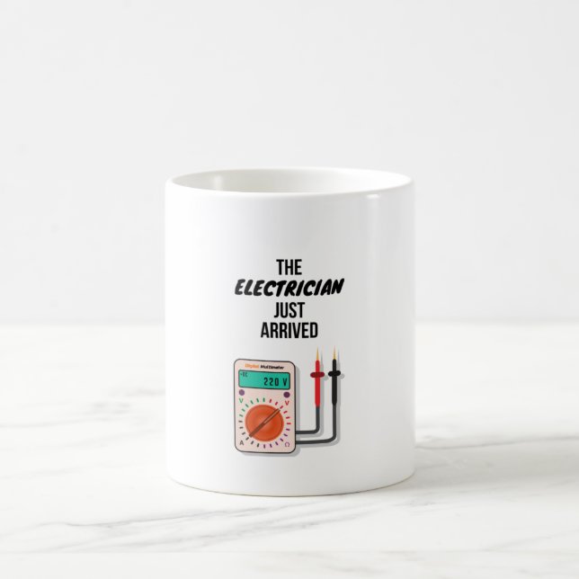 Mug L'Électricien Arrive Des Cadeaux Pour L'Électricie (Centre)