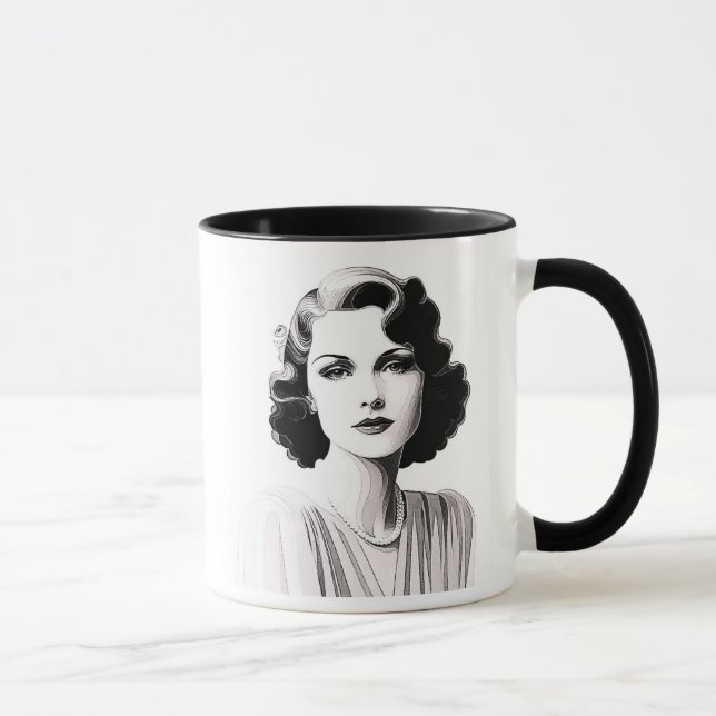 Mug L'élégance intemporelle d’un regard inoubliable. (Droite)