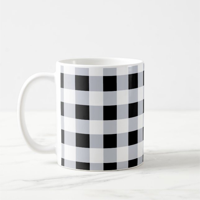 Mug L'élevage de buffles noirs et blancs Coche-blanc (Gauche)