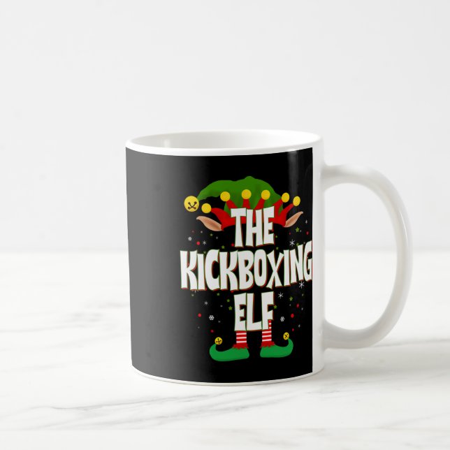 Mug L'Elf de kickboxing de Noël  (Droite)