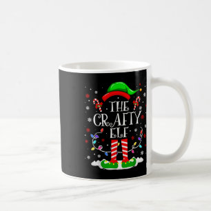 Mug L'Elfe Crafty Drôle Joyeux Elf Xmas Correspondant