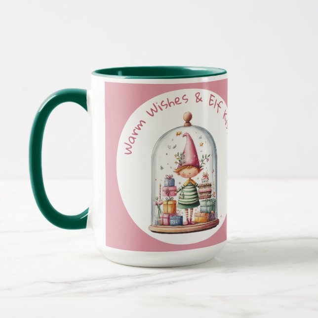 Mug L'Elfe Enchanté | Noël au Pôle Nord  (Gauche)