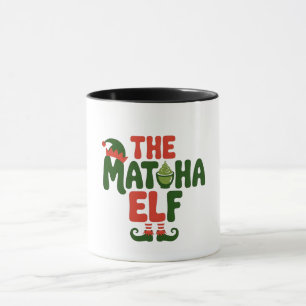 Mug L'Elfe Matcha Boisson de Noël drôle au Matcha