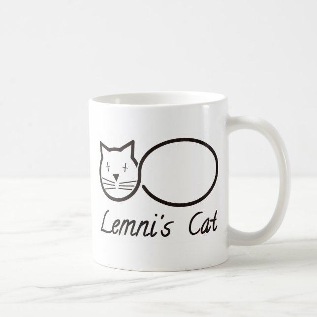 Mug lemniscate le chat de lemni (Droite)