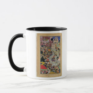 Mug L'empereur Akbar (r.1556-1605) tire Saimal au S