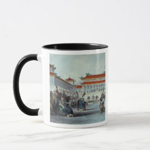 Mug L'empereur Teaon-Kwang passant en revue le sien