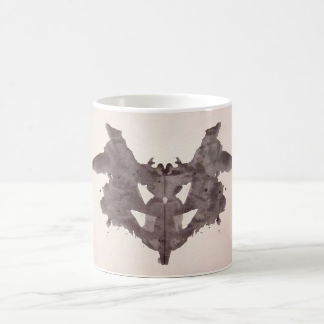 Mug L'encre d'essai de Rorschach éponge la (Centre)