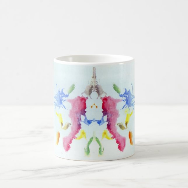 Mug L'encre d'essai de Rorschach éponge le homard de (Centre)