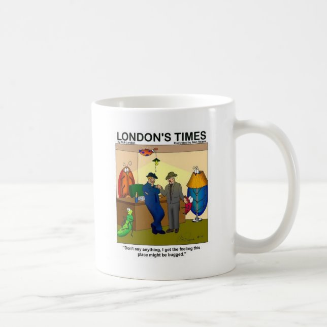 Mug L'endroit est truffé de micros Cadeaux et T-shirts (Droite)