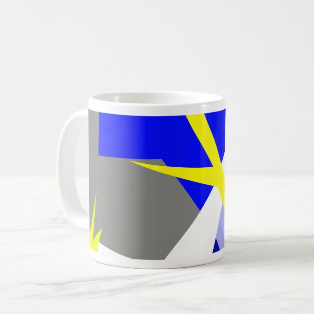 Mug L'énergie artistique Abstraite (Devant gauche)