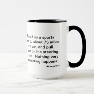 Mug L'énigme de l'insecte, la voiture de sport ou