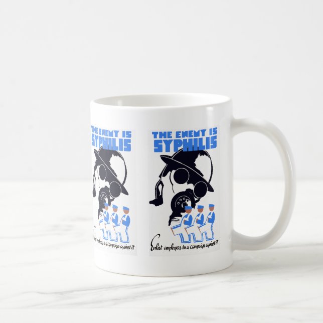 Mug L'ennemi est la syphilis (Droite)