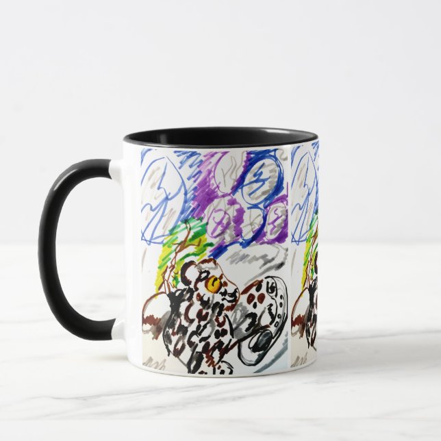 Mug L'ensemble Léopard des neiges  (Gauche)