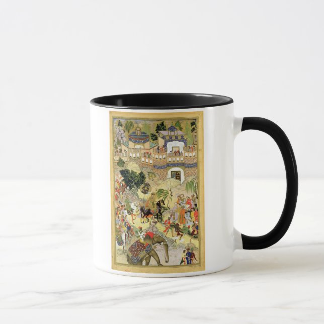 Mug L'entrée triomphante d'Akbar d'empereur dans (Droite)