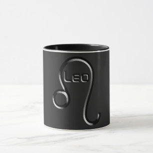 Mug LEO, Conception abstraite du signe zodiaque,