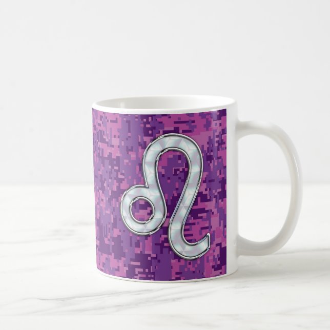 Mug Léo Connexion Girl rose Fuchsia Camo numérique (Droite)