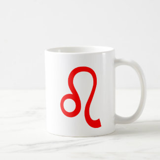 Mug Leo en rouge