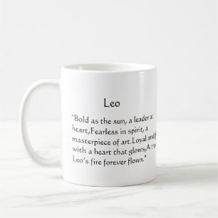 Mug Leo idée cadeau d'anniversaire zodiac chemise