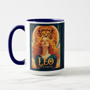 Mug Leo Juillet Août Zodiac Anniversaire Astrologie