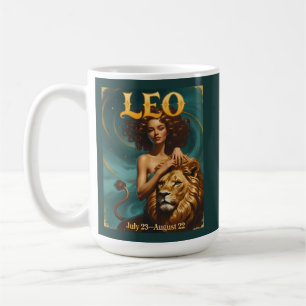 Mug Leo Zodiac Juillet Août Anniversaire Astrologie