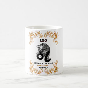 Mug Léo Zodiaque Royal   Embrasser le Rugissement de l