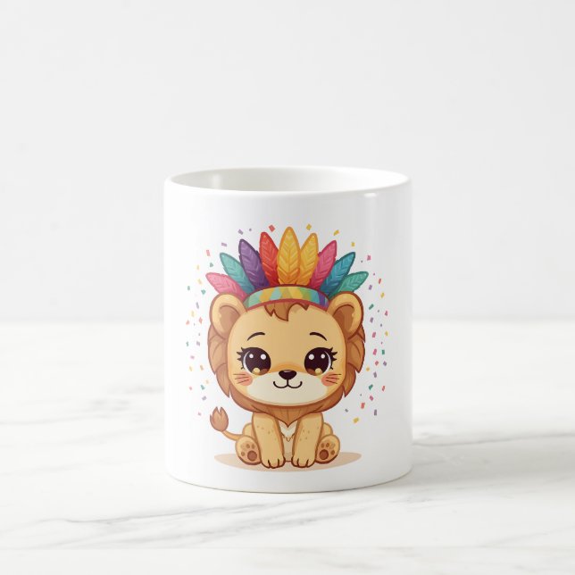 Mug Leoa [Theme] Camiseta Feminina Design Brasil Prese (Centre)