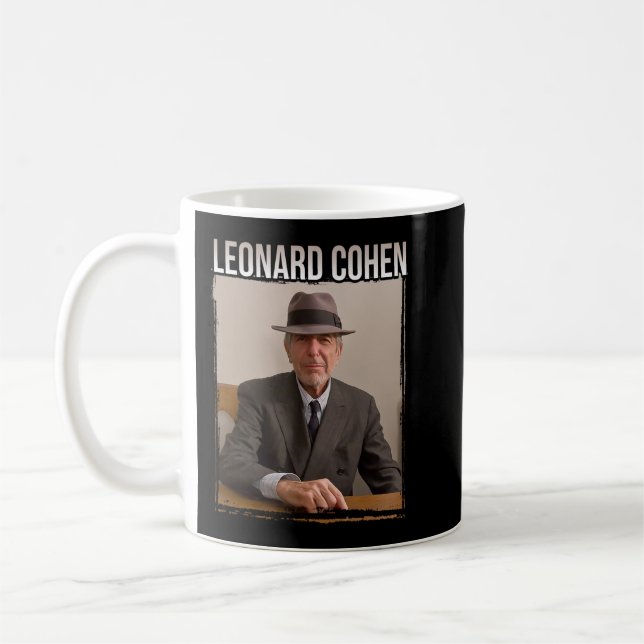 Mug Leonard Cohen Portrait (2) (Gauche)