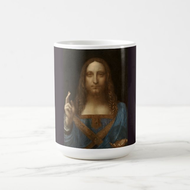 Mug Leonardo da Vinci 1500 Salvator Mundi (Centre)
