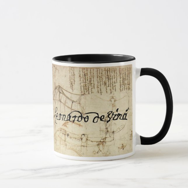 Mug Leonardo sur l'art (Droite)
