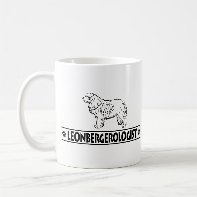 Mug Leonberger humoristique (Gauche)