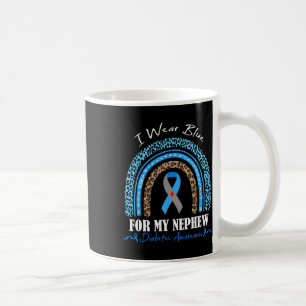 Mug Leopard Arc-en-ciel Je Porte Le Bleu Pour Mon Diab